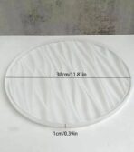 ⁦قالب دائري متموج حجم كبير 30 سم لصنع ديكور المنزل والتصوير WFHM77⁩ - الصورة ⁦4⁩