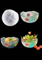 ⁦قالب سيلكون علي شكل طبق لعمل الجبس وديكور المنزل والراتنج WFHM77⁩ - الصورة ⁦6⁩