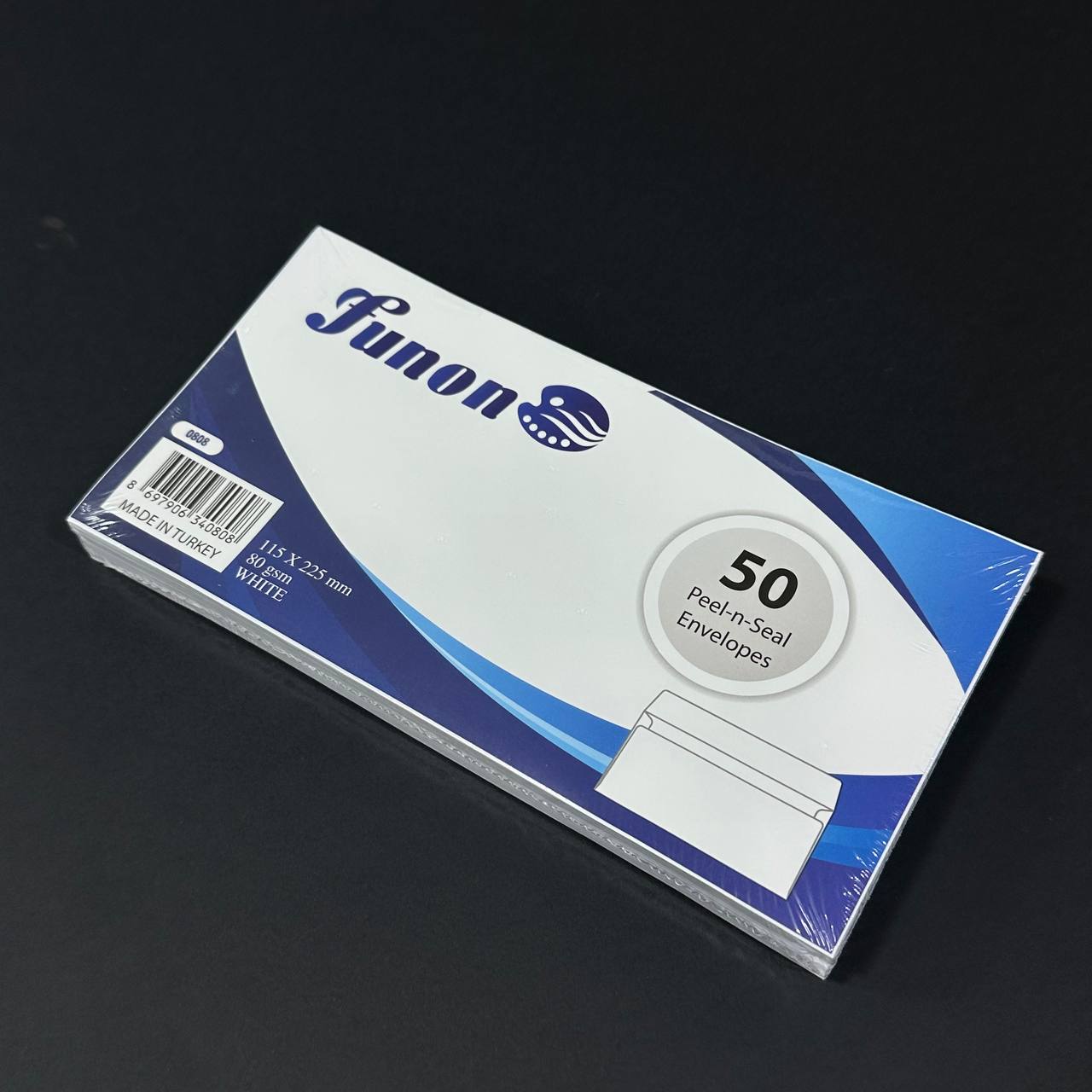 photo_2_2024-12-24_22-21-52 دستة أظرف رسائل بيضاء 50 ظرف مع شريط لاصق اغلاق علوي - الصورة 1