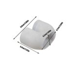 ⁦قالب حامل شموع شكل حرف WFHM77 U⁩ - الصورة ⁦3⁩