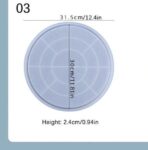 ⁦قالب سفرة دائري حجم كبير قطر 30 سم WFHM77⁩ - الصورة ⁦3⁩