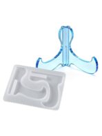 ⁦قالب سيلكون ديكور سطح مكتب وحامل لهاتف النقال  لاعمال الجبس وراتنجات الايبوكسي WFHM77⁩ - الصورة ⁦5⁩