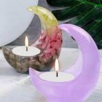 ⁦قالب علي شكل هلال لحامل الشموع  ديكور زيتة رمضان WFHM77⁩ - الصورة ⁦4⁩