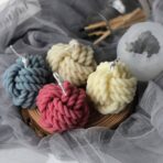 ⁦قالب سيليكون على شكل خيط الصوف لديكورات المنزل وصنع شموع WFHM77⁩ - الصورة ⁦2⁩