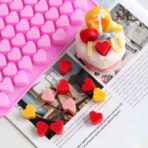⁦قالب سيلكون شكل قلب 55 حبة لصنع بخور المستكة وتزين كب الشموع WFHM77⁩ - الصورة ⁦2⁩