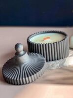 ⁦قالب علبة سكرية مخططة لصنع اشكال الجبس وديكور المنزل WFHM77⁩ - الصورة ⁦2⁩