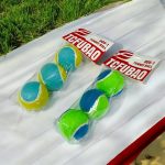 مجموعة كرات تنس ارضي 3 كرات ملونة