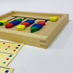 ⁦لعبة تقوية ذكاء الاطفال مطابقة الاشكال والالوان الاصلية خشب كامل⁩ - الصورة ⁦3⁩