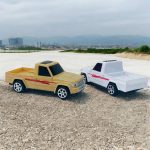 لعبة سيارة تايوتا ثعلب مظلمة للأطفال دفع باليد