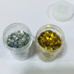 ⁦علبة نجوم لامعه جليتر للاعمال الفنية والحرف اليدوية⁩ - الصورة ⁦2⁩