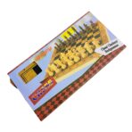 ⁦شطرنج خشبي 3 العاب في 1 مع داما و لعبة طاولة للجمعات العائلية⁩ - الصورة ⁦2⁩