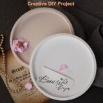 ⁦قالب سيلكون دائري مخطط من الخارج لصنع ديكورات الجبس WFHM77⁩ - الصورة ⁦7⁩