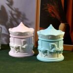 ⁦قالب سيلكون علبة زخرفة حصان ديكور كلاسيكي للمنزل WFHM77⁩ - الصورة ⁦4⁩