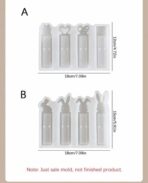 ⁦قالب توزيعات مناسبات وهدايا سيلكون للـ جبس والريزن شكلين قلوب وهدايا & ارنوب WFHM77⁩ - الصورة ⁦4⁩