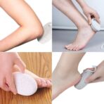 حجر طبيعي لتنظيف القدمين للبشرة الميتة والصلبة، مبرد قدم للرجال والنساء