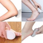 حجر طبيعي لتنظيف القدمين للبشرة الميتة والصلبة، مبرد قدم للرجال والنساء