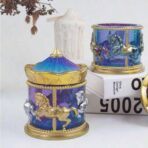 ⁦قالب سيلكون علبة زخرفة حصان ديكور كلاسيكي للمنزل WFHM77⁩ - الصورة ⁦5⁩