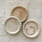 قالب سيلكون دائري فقعات صغيرة لصناعة الجبس لديكورات الطاولات والمنزل WFHM77