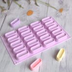 ⁦قالب سيليكون لصنع الشكلاطة والصابون ومناسب أيضا لصنع قطع شكلاطة التوزيعات الصغيرة MA93⁩ - الصورة ⁦4⁩