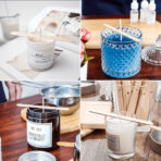 ⁦80 قطعة من ملصقات شمعة الفتيل عازل للحرارة مزدوجة الجوانب WFHM77⁩ - الصورة ⁦2⁩