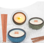 ⁦مجموعة كاملة من 40 الفتيل الخشب و 20 ملصقات تثبيت و20حامل المعدن و20ملصقات التحذير WFHM77⁩ - الصورة ⁦2⁩