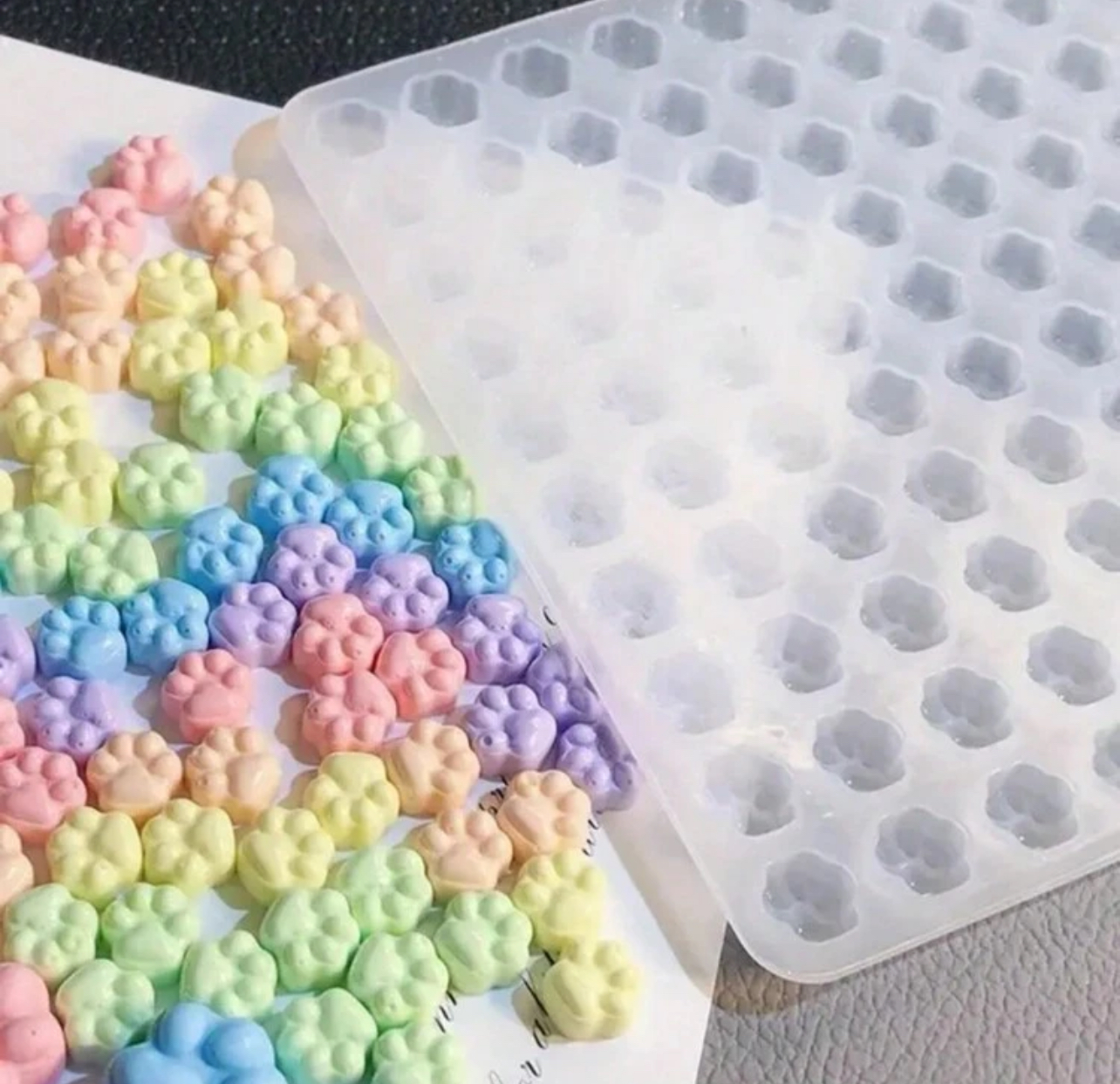 IMG_E2023 قالب سيلكون بشكل مخلب القطة لصنع البخور وشمع الختم WFHM77 - الصورة 1