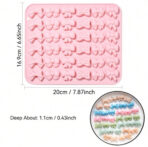 ⁦قالب سلكون لشكل فيونكة صغيرة 36 تجويف WFHM77⁩ - الصورة ⁦4⁩