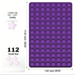 ⁦قالب سيلكون بشكل نجوم صغيرة لصنع بخور المستكة وفواحت الشمع بتجويف 112 WFHM77⁩ - الصورة ⁦3⁩