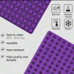 ⁦قالب سيلكون بشكل نجوم صغيرة لصنع بخور المستكة وفواحت الشمع بتجويف 112 WFHM77⁩ - الصورة ⁦4⁩