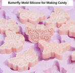 ⁦قالب سيلكون بشكل فراشات متعدد الاستخدمات بيه 72 تجويف WFHM77⁩ - الصورة ⁦3⁩