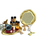 ⁦مسحوق بودرة الميكا المعدني باللون الذهبي والفضي متعدد الاستخدمات عبوة 20 مل WFHM77⁩ - الصورة ⁦3⁩