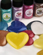 ⁦مجموعة مسحوق الميكا براقة مكونة من 6 الوان , 2 مجموعات WFHM77⁩ - الصورة ⁦3⁩