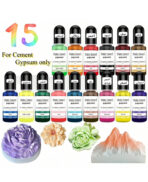 صبغة سائلة مركزة مكونة من 15 لون ملون لصب الجبس بتركيز عالي 10مل WFHM77