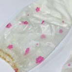 ⁦قفاز غسل الصحون والتنظيف بأكمام طويلة لون وردي لحماية اليدين والاصابع مع بطانه داخلية⁩ - الصورة ⁦6⁩