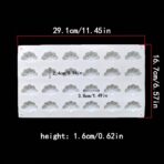 ⁦قالب سيليكون MA93 شكل ورقة نبات البرسيم 24 فتحه لصنع الحلوى و بخور مستكة والكعك⁩ - الصورة ⁦3⁩