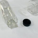 ⁦علب فارغة بلاستيك غطاء اسود شيشة متعددة الاستعمالات عبوة - ربع / نصف / لتر للمناسبات والافراح⁩ - الصورة ⁦10⁩