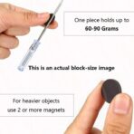 ⁦مجموعة اقراص مغناطيس دائرية لاصقة من الظهر 35 قرص متعدد الاستعمالات⁩ - الصورة ⁦3⁩