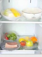 ⁦غطاء نايلو 200 غطاء لحفظ الطعام مثالي لتخزين الفواكه والخضروات واللحوم⁩ - الصورة ⁦5⁩