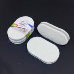 اسفنجة خشنه من الوجهين تنظيف الأواني و الاطباق و دوات المطبخ 2 قطع