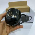 ⁦طقم 2 مق كابتشينو فخم بكتابة Miss & Mr  هدية زوجين  داخل علبه افطار صباحي وديكور منزل⁩ - الصورة ⁦6⁩