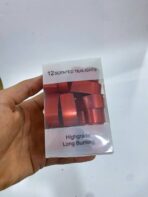 ⁦مجموعة شموع حمراء على شكل قلب 12 شمعة⁩ - الصورة ⁦3⁩