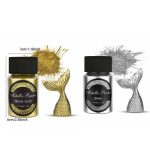 مسحوق بودرة الميكا المعدني باللون الذهبي والفضي متعدد الاستخدمات عبوة 20 مل WFHM77