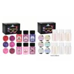 مجموعة مسحوق الميكا براقة مكونة من 6 الوان , 2 مجموعات WFHM77