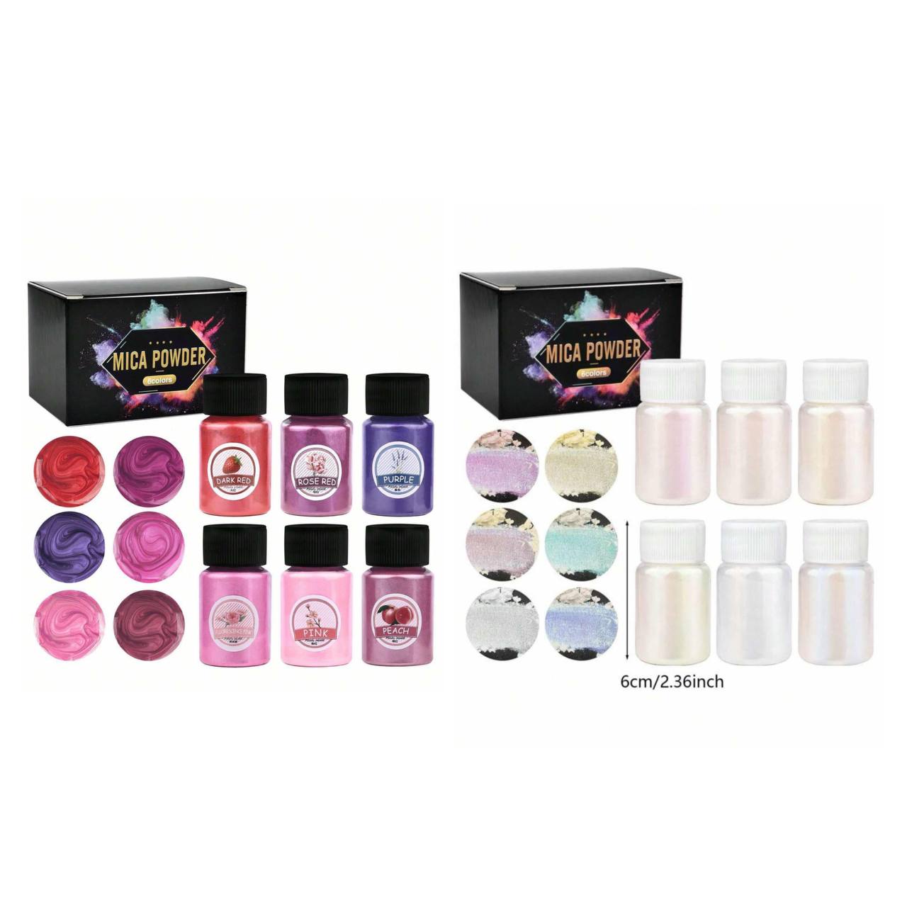 photo_1_2025-02-24_22-08-08 مجموعة مسحوق الميكا براقة مكونة من 6 الوان , 2 مجموعات WFHM77 - الصورة 1