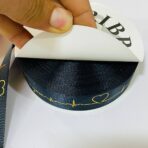 ⁦شريط تغليف وربط الهدايا والباقات دقات القلب بالذهبي وعبارة always love you  نسترو ساتان⁩ - الصورة ⁦8⁩