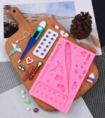 قالب سيليكون لوحة لوحة ادوات طبية متعدد الاستعمالات لزينة MA93