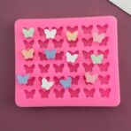 ⁦قالب فراشات صغيرة سيلكون 36 فراشة متعددة الاستعمالات زينة الشمع والحلوى MA93⁩ - الصورة ⁦3⁩