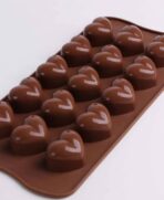 ⁦قالب شكلاطة على شكل قلب ثلاثي الابعاد لتزيين الكيكات ولصنع شوكلاتة الترحيب بالضيوف MA93⁩ - الصورة ⁦7⁩