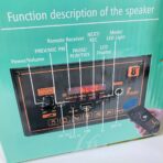 ⁦مكبر صوت بلوتوت مع مايك سبيكر قوة 20 وات درجة اولى مع اضاءة RGB متغيرة⁩ - الصورة ⁦7⁩