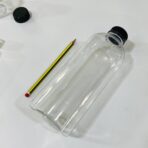 ⁦علب فارغة بلاستيك غطاء اسود شيشة متعددة الاستعمالات عبوة - ربع / نصف / لتر للمناسبات والافراح⁩ - الصورة ⁦8⁩